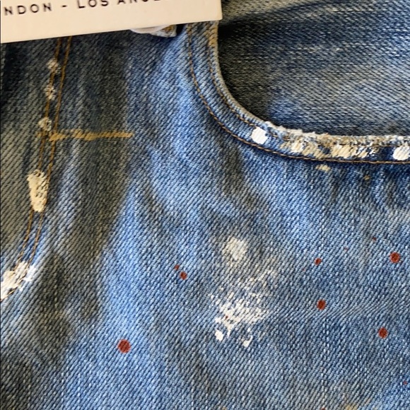 FRAME high waisted denim shorts - Picture 6 of 8